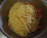 ねばとろ☆オクラと夏野菜の冷製パスタ作り方5写真