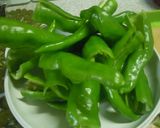 ししとうとちりめんじゃこの炒め煮作り方1写真