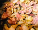 豚ケチャップライス の目玉焼きオムライス作り方1写真