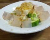 梅寒天　with　キュウリと山芋サラダ作り方4写真