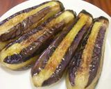 肉汁じゅわ～☆ビッグな茄子の肉詰めバーグ作り方3写真