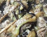 にんにくいっぱい♪なすの肉炒め♪作り方8写真