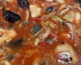 花豆と鶏胸肉のトマト煮込み作り方5写真