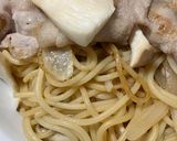 簡単　エリンギ豚肉和風パスタ作り方16写真