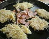 ホットプレートで❤ポテトライスピザ作り方4写真