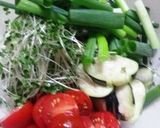 ナスの新食感！和風野菜のイタリアンサラダ作り方5写真