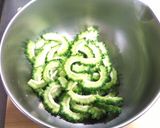 ツナとゴーヤのサッと炒めカレー風味☆作り方2写真