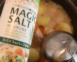 ジャガイモと手羽中のコンソメ味作り方3写真