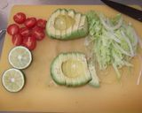豆腐とアボカドのサラダごはん作り方2写真