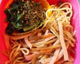 金平の活用③ハム入りヘルシー美味パスタ作り方4写真