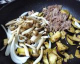 牛肉と野菜のパスタ作り方6写真