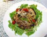 牛肉と野菜のパスタ作り方9写真