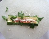 ズッキーニとササミの春巻き作り方3写真
