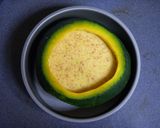 丸ごとかぼちゃのプリン作り方7写真