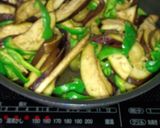 なすとピーマンのからし酢醤油炒め作り方3写真