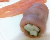 【昆布茶】簡単♪長いものささみ巻き焼き作り方5写真
