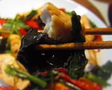 めかじきの彩り豆豉炒め作り方7写真