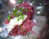 鰹とエシャレットのタルタル♪作り方2写真