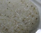炒めたご飯に冷たいまぐろ添え作り方13写真