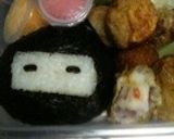 キャラ弁 たまごっち ござるっち作り方3写真