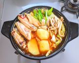 手羽中キャベツじゃがいものカレー鍋作り方11写真