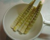 ✽たけのこの山椒きんぴら✽作り方1写真