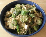オクラと豆腐のあっさり中華炒め作り方4写真