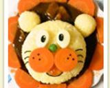 ＊デコカレー＊ライオンさんだよー☆作り方4写真