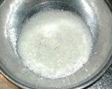 とろろと納豆のもんじゃ焼き風作り方1写真