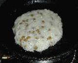 とろろと納豆のもんじゃ焼き風作り方3写真