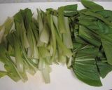ベーコン♡青梗菜♡トマト炒めコンソメ風味作り方1写真