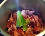 活力鍋で下ゆで牛スジ作り方1写真