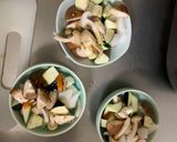 ゴロゴロ野菜魚肉味噌トマトドリア味炒煮風作り方10写真