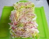 白菜と豚バラ肉のミルフィーユのマヨチーズ作り方1写真