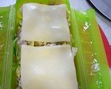 白菜と豚バラ肉のミルフィーユのマヨチーズ作り方4写真