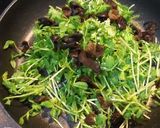 豆苗と卵の炒め物作り方3写真