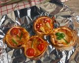 簡単かわいい餃子の皮ピザ作り方5写真
