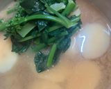 新じゃがとステックセニョールの味噌汁♪作り方2写真