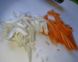 抹茶塩焼きそば作り方2写真
