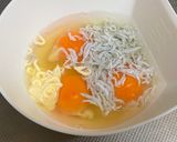 しらす干し入り卵焼き作り方1写真