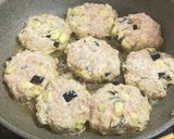ふわふわジューシー🍆茄子と豆腐の和風ハンバーグ作り方5写真