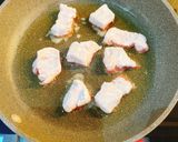 厚切り豚肩ロースと野菜の甘酢あん作り方3写真