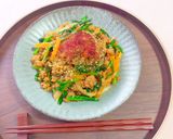 韓国風！大豆ミートとニラのチャプチェ作り方6写真