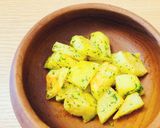 揚げ焼きハーブポテト　オリーブオイルで作り方5写真