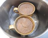 バレンタイン★ココアカスタードプリン作り方3写真