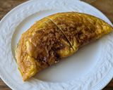 実家のひき肉のオムレツ作り方8写真