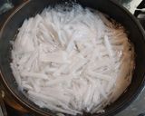 簡単大根の煮物　プロシュート生ハム入り作り方2写真