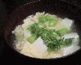 お豆腐と枝豆のお吸い物作り方3写真