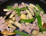 豚肉となす、ピーマンのバターポン酢炒め作り方6写真