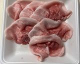 豚肉とキムチとチーズのライスペーパー焼き作り方1写真